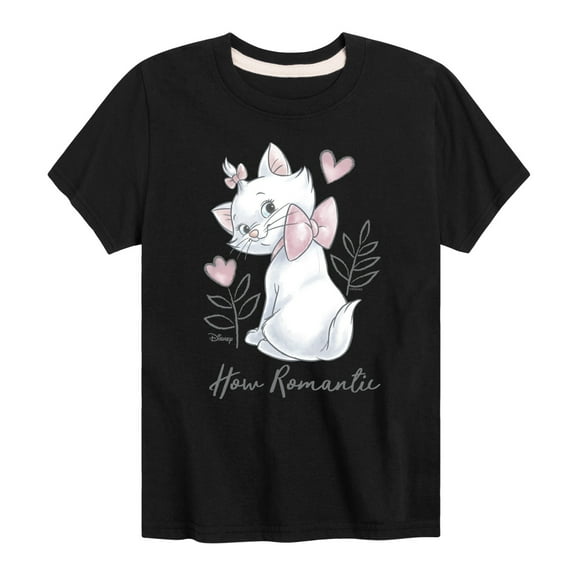 Disney - The Aristocats - How Romantic Marie - Youth And Toddler Short Sleeve Graphic T-Shirt