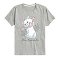 thumbnail image 1 of Disney - The Aristocats - How Romantic Marie - Youth And Toddler Short Sleeve Graphic T-Shirt, 1 of 5