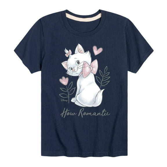 Disney - The Aristocats - How Romantic Marie - Youth And Toddler Short Sleeve Graphic T-Shirt