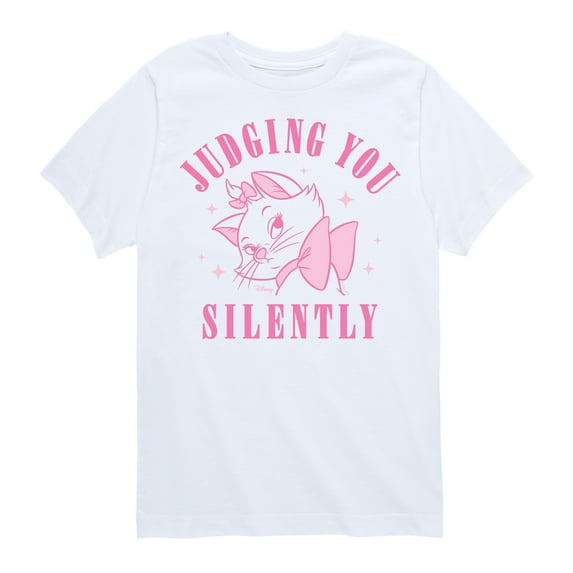 Disney - The Aristocats - Judging You Silently - Youth And Toddler Short Sleeve Graphic T-Shirt