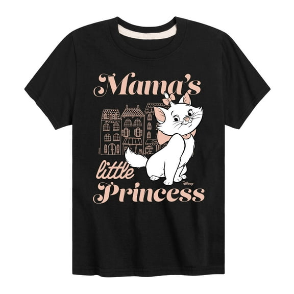 Disney - The Aristocats - Mamas Little Princess - Youth And Toddler Short Sleeve Graphic T-Shirt