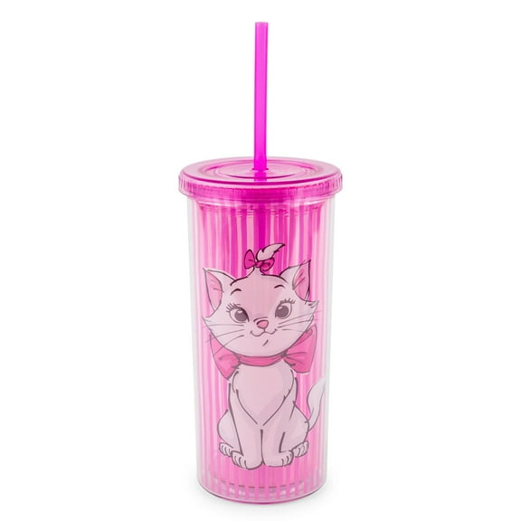 Disney The Aristocats Marie Carnival Cup With Lid And Straw | Holds 20 Ounces