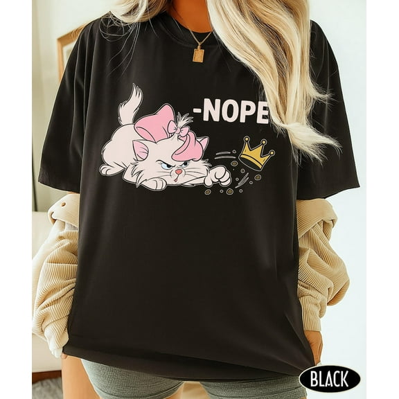 Disney The Aristocats Marie Cat Shirt, Disney The Aristocats Shirt, Nope Cat Shirt, Disney Marie Cat Shirt, Magic Kingdom Tee, Sarcastic Cat