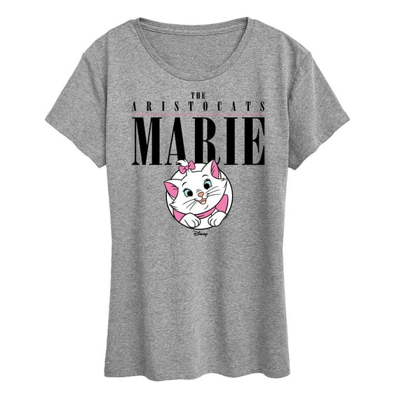 Disney - The Aristocats - Marie Collegiate - Women's Short Sleeve Graphic T-Shirt