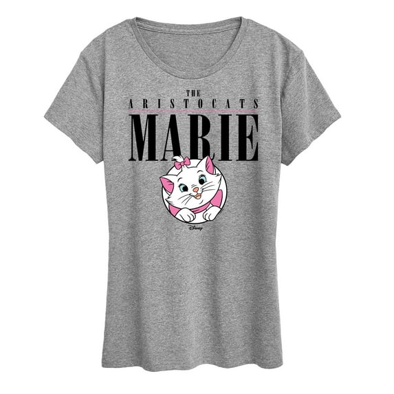 Disney - The Aristocats - Marie Collegiate - Women's Short Sleeve Graphic T-Shirt
