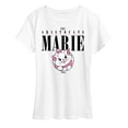 thumbnail image 1 of Disney - The Aristocats - Marie Collegiate - Women's Short Sleeve Graphic T-Shirt, 1 of 5