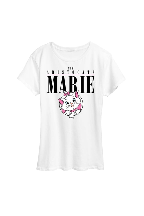 - The Aristocats - Marie Collegiate - Women's Short Sleeve Graphic T-Shirt