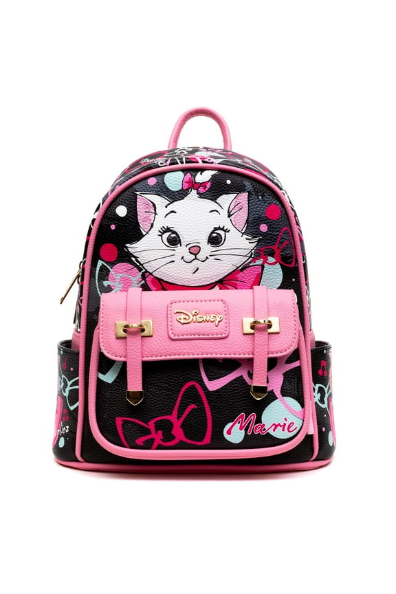 Disney The Aristocats Marie + Friends 11-inch Vegan Leather Mini Backpack