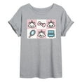 thumbnail image 1 of Disney - The Aristocats - Marie Grid - Women's Oversized Graphic T-Shirt, 1 of 5