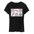 thumbnail image 1 of Disney - The Aristocats - Marie Grid - Women's Short Sleeve Graphic T-Shirt, 1 of 5