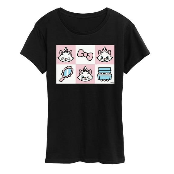 Disney - The Aristocats - Marie Grid - Women's Short Sleeve Graphic T-Shirt
