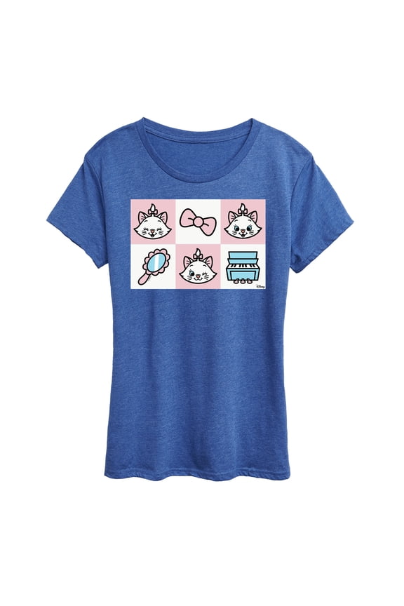 - The Aristocats - Marie Grid - Women's Short Sleeve Graphic T-Shirt
