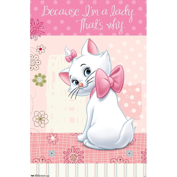 Disney The Aristocats - Marie - I'm A Lady Wall Poster, 14.725" x 22.375"