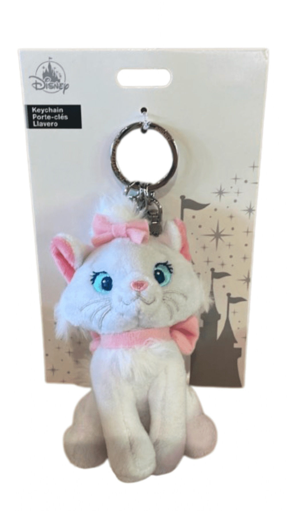 Disney The Aristocats Marie Plush Keychain, Pink