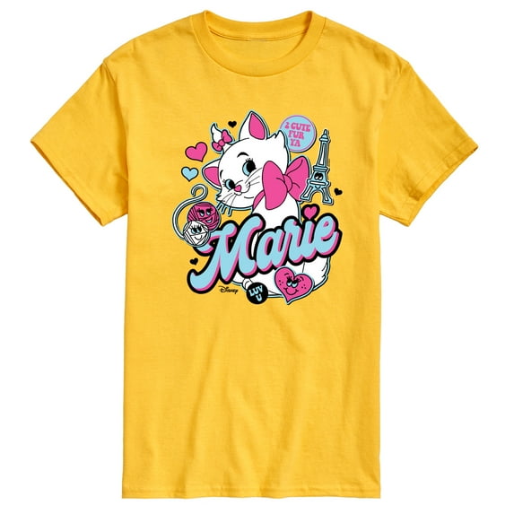 Disney - The Aristocats - Marie Stickers - Men's Short Sleeve Graphic T-Shirt