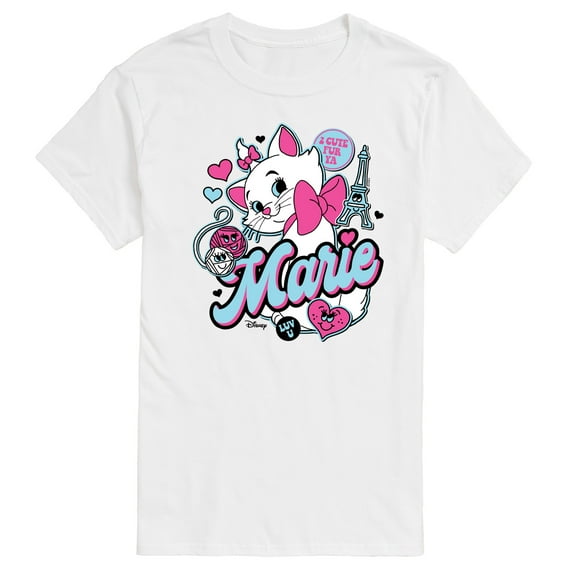 Disney - The Aristocats - Marie Stickers - Men's Short Sleeve Graphic T-Shirt