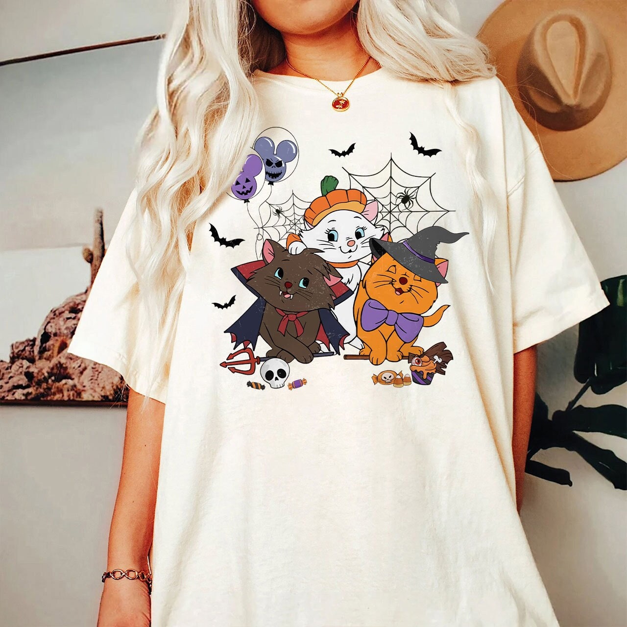 Disney The Aristocats Marie Toulouse Berlioz Halloween Costume Shirt