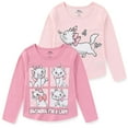thumbnail image 1 of Disney The Aristocats Marie the Cat Long Sleeve Shirt (Girls), 2 Pack, Sizes 4-6X, 1 of 8