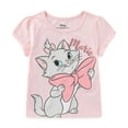 thumbnail image 1 of Disney The Aristocats Marie the Cat Short Sleeve T-Shirt (Girls), Sizes 4-10, 1 of 4