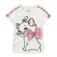 thumbnail image 1 of Disney The Aristocats Marie the Cat Short Sleeve T-Shirt (Girls), Sizes 4-6X, 1 of 4