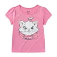 thumbnail image 1 of Disney The Aristocats Marie the Cat Short Sleeve T-Shirt (Girls), Sizes 7-12, 1 of 4