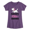 thumbnail image 1 of Disney - The Aristocats - Sassy like Mom - Mother's Day - Toddler & Youth Girls Short Sleeve Graphic T-Shirt, 1 of 5