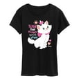 thumbnail image 1 of Disney - The Aristocats - Turn That Frown Upside Down - Women's Short Sleeve Graphic T-Shirt, 1 of 5