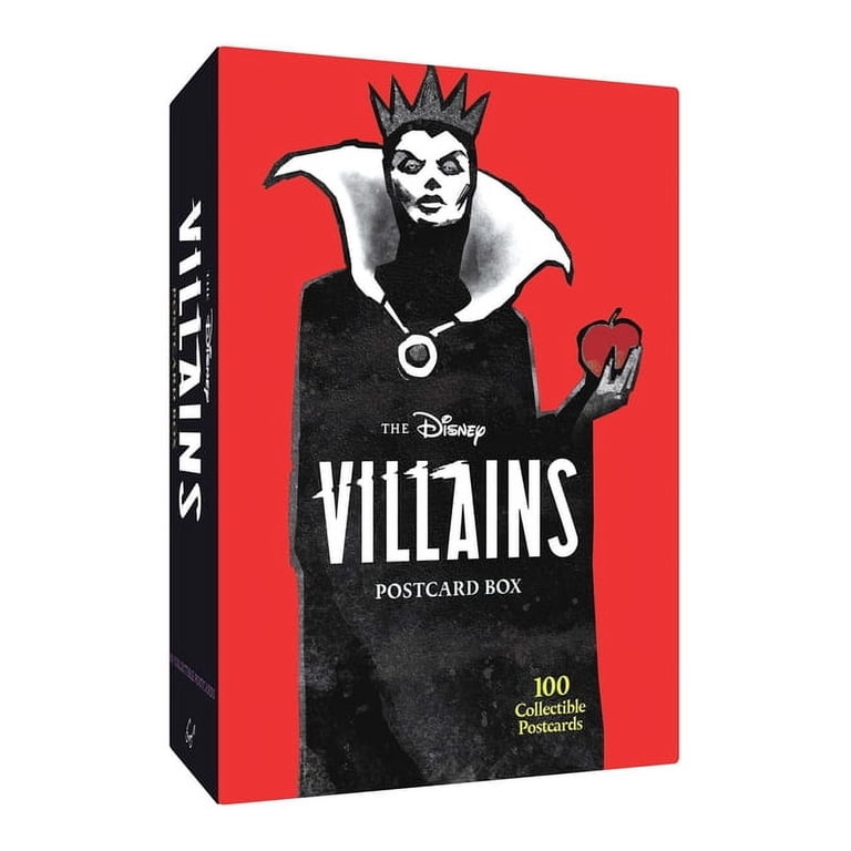 Disney Disney the Disney Villains Postcard Box: 100 Collectible