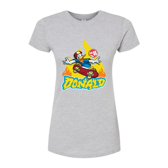 Disney - The Donald - Juniors Fitted Graphic T-Shirt
