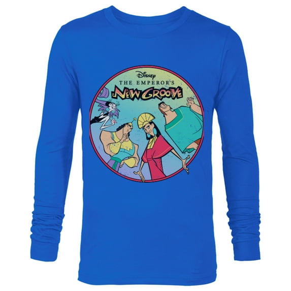 Disney The Emperor's New Groove Characters T-Shirt - Long Sleeve T-Shirt for Men - Customized-Royal