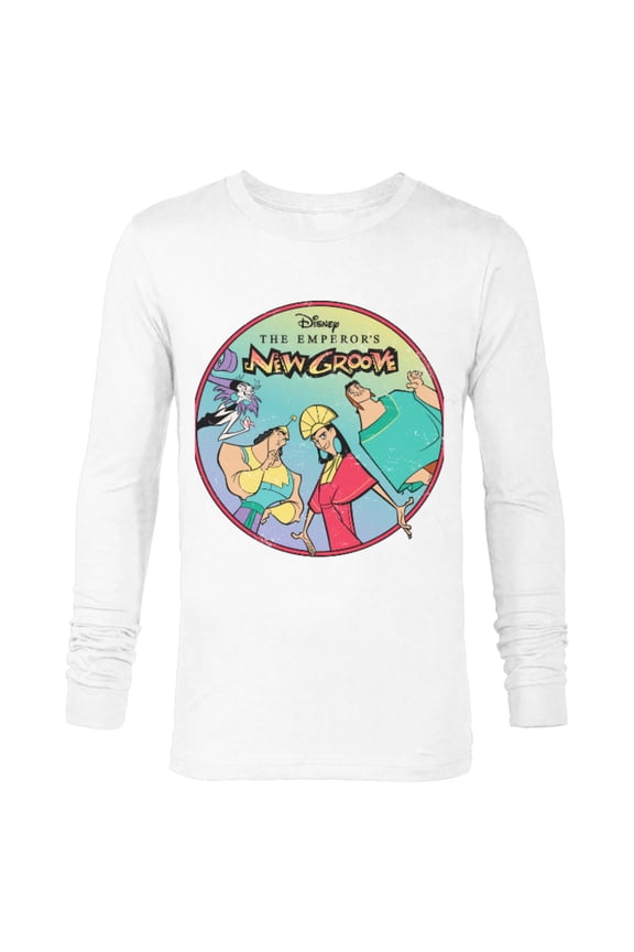 The Emperor's New Groove Characters T-Shirt - Long Sleeve T-Shirt for Men - Customized-White