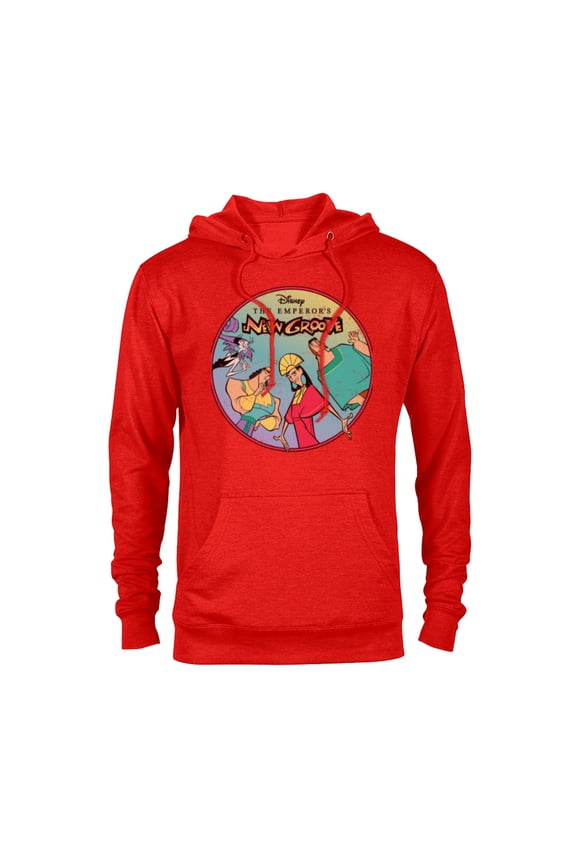The Emperor's New Groove Characters T-Shirt - Pullover Hoodie for Adults - Customized-Red Heather