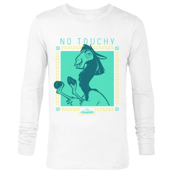 Disney The Emperor's New Groove Llama No Touchy T-Shirt - Long Sleeve T-Shirt for Men - Customized-White
