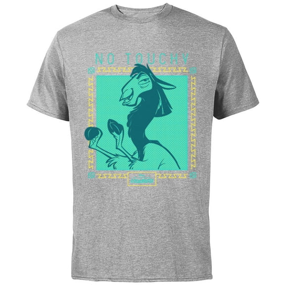 Disney The Emperor's New Groove Llama No Touchy T-Shirt - Short Sleeve Cotton T-Shirt for Adults - Customized-Athletic Heather