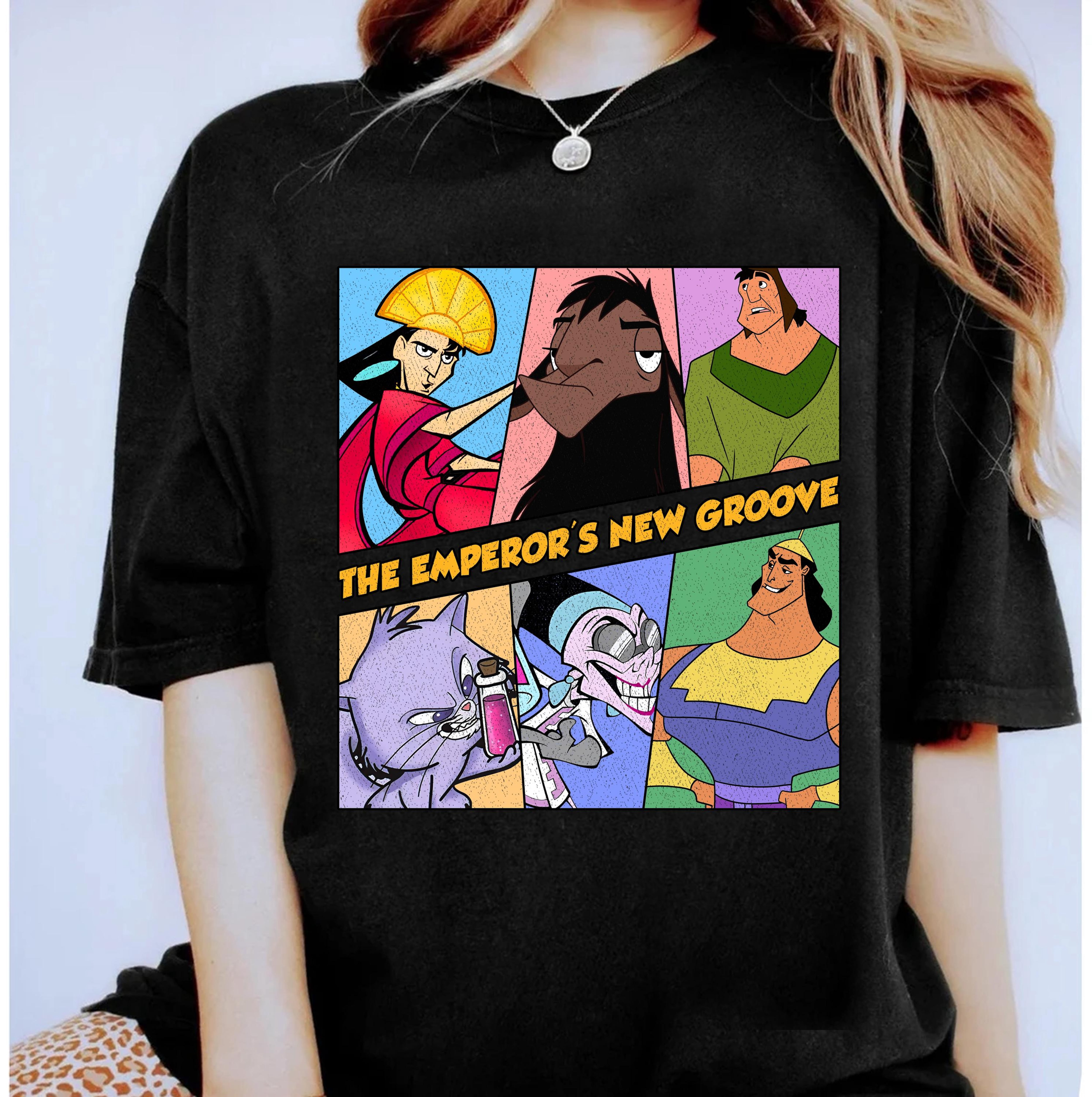 Disney The Emperor's New Groove Retro Characters Group Shirt