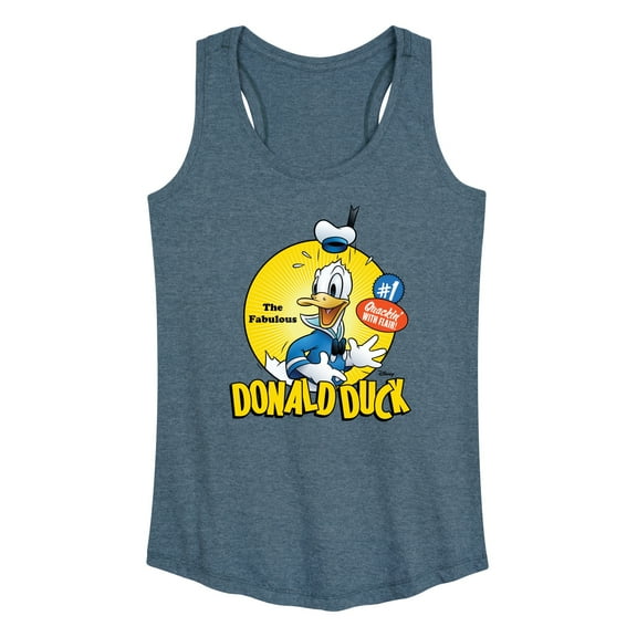 Disney - The Fabulous Donald Duck - Women's Racerback Tank Top