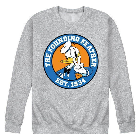 Disney - The Founding Feather - Men's Crew Neck Fleece Pullover