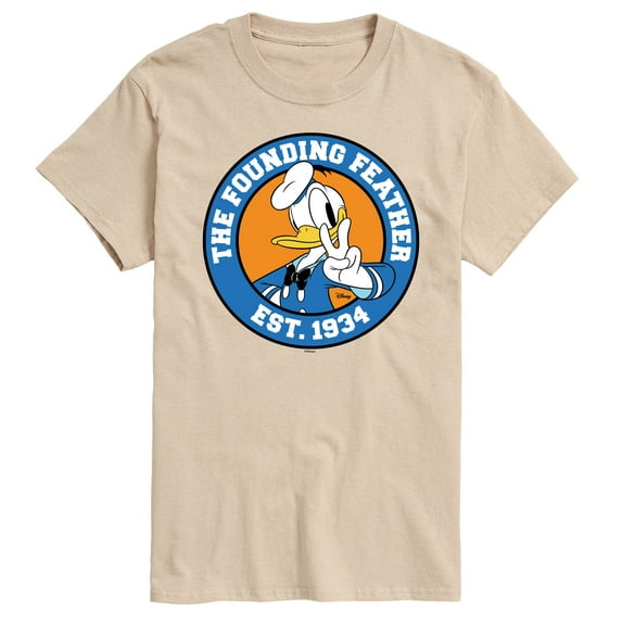 Disney - The Founding Feather - Men's Short Sleeve Graphic T-Shirt