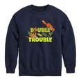 thumbnail image 1 of Disney - The Fox and the Hound - Double Trouble - Boys Youth Crew Fleece Sweatshirt, 1 of 5