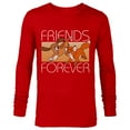 thumbnail image 1 of Disney The Fox and the Hound Friends Forever - Long Sleeve T-Shirt for Men -Customized-New Red, 1 of 5