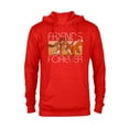 thumbnail image 1 of Disney The Fox and the Hound Friends Forever - Pullover Hoodie for Adults -Customized-Red Heather, 1 of 5