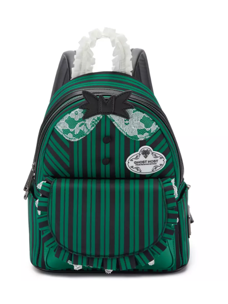 Disney Parks exclusive Loungefly Ghost Host Haunted Mansion￼mini backpack Coming Soon: Loungefly The Haunted Mansion - Ghost Host Mini  main image 3