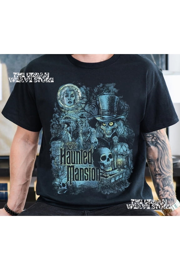 Disney The Haunted Mansion Scary Halloween Shirt Haunted Mansion T-shirt Spooky Season Tee