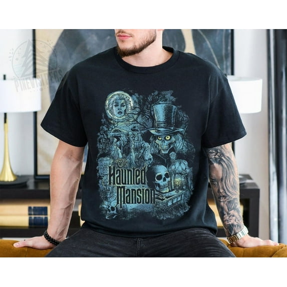 Disney The Haunted Mansion Scary Halloween Shirt, Vintage Haunted Mansion T-shirt, Spooky Season Tee, Birthday Gift, Disneyland Family Trip