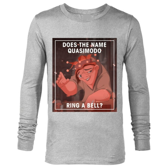 Disney The Hunchback of Notre Dame Quasimodo Funny T-Shirt - Long Sleeve T-Shirt for Men - Customized-Athletic Heather