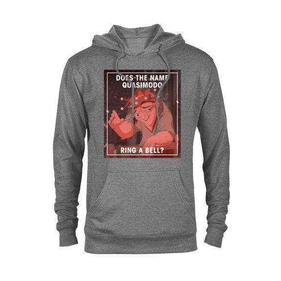 Disney The Hunchback of Notre Dame Quasimodo Funny T-Shirt - Pullover Hoodie for Adults - Customized-Graphite Heather