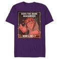 thumbnail image 1 of Disney The Hunchback of Notre Dame Quasimodo Funny T-Shirt- Short Sleeve Blended T-Shirt for Adults - Customized-Purple, 1 of 5