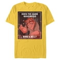 thumbnail image 1 of Disney The Hunchback of Notre Dame Quasimodo Funny T-Shirt- Short Sleeve Blended T-Shirt for Adults - Customized-Yellow, 1 of 5
