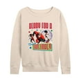 thumbnail image 1 of Disney The Incredibles - Holiday - Ready For A Super Christmas - Women's Lightweight French Terry Long Sleeve Shirt, 1 of 5