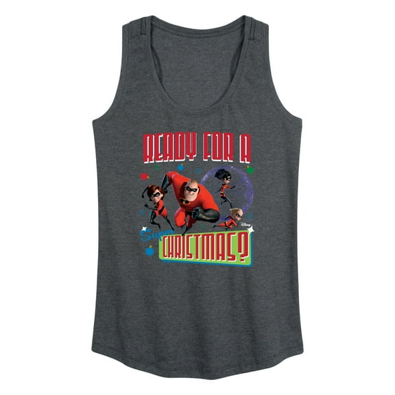 Disney The Incredibles - Holiday - Ready For A Super Christmas - Women's Racerback Tank Top